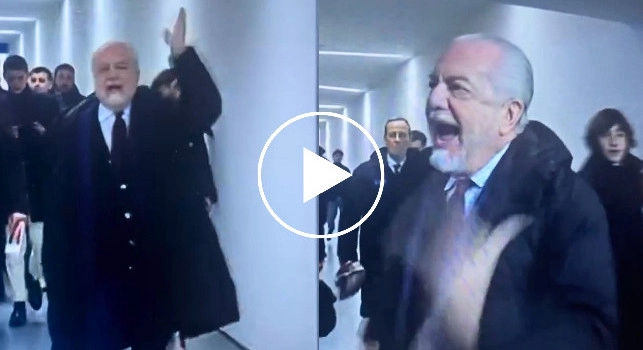 Furia De Laurentiis prima di Napoli-Juventus: Dazn non ha il diritto di fare nulla! Non lo devono fare, ca**o! | VIDEO