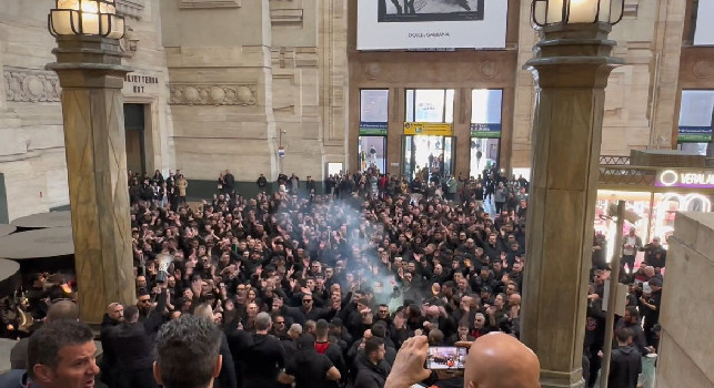 Stasera Inter-Napoli, ma in stazione a Milano spuntano anche loro: scatta l'allerta | VIDEO CN24