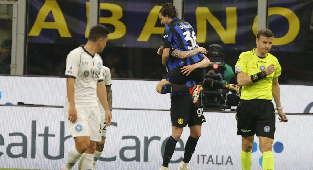 Moviola Inter-Napoli 1-1, CorSport esalta La Penna: compie una finezza sul gol di Darmian