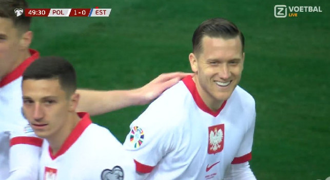 Polonia-Estonia 5-1, Zielinski segna e vola in finale di Play-off Euro 2024