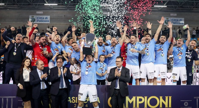 Calcio a 5, MoMap Napoli nella storia: vincono la prima Coppa Italia, battuta la Roma! | FOTO