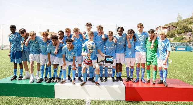 Under 15, il Manchester City batte il Sassuolo e conquista la terza edizione della Youth Cup “Fattorie Donna Giulia”. Premiato un calciatore del Napoli