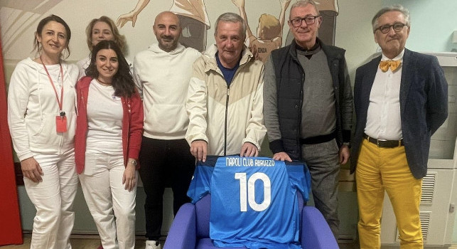 Napoli Club Abruzzo da applausi, il Pescara annuncia: Donazione all'ospedale, che bel gesto! | FOTO