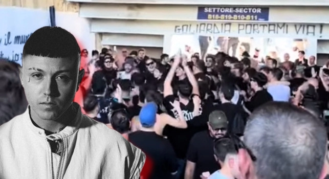 Ultras Napoli, arriva il coro di risposta a Lazza in curva! | VIDEO