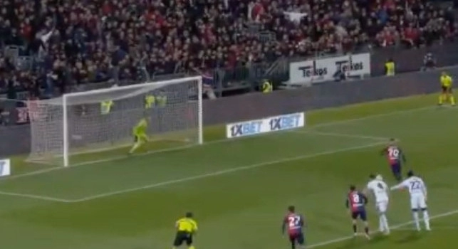 Clamoroso Cagliari-Juve, 2-0 a fine primo tempo: gol di Gaetano su rigore | VIDEO
