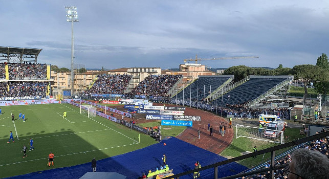 Solo gli ultras vincono sempre, protesta dei tifosi azzurri in Empoli-Napoli | FOTO