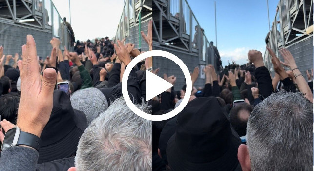 I coglioni ve li diamo noi!: coro di contestazione per gli Ultras del Napoli ad Empoli | VIDEO
