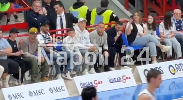 Tre azzurri al PalaBarbuto per seguire il Napoli Basket contro Trento | VIDEO CN24