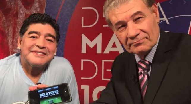 Victor Hugo Morales: La prima volta che vidi Maradona dal vivo è stato con la maglia del Boca