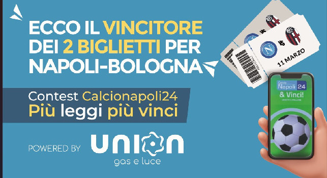 Contest CN24 Union Gas e Luce biglietti Napoli-Bologna