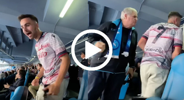 Tensione in tribuna autorità con un tifoso del Bologna, viene chiesto di farlo allontanare | VIDEO