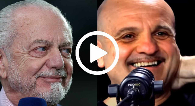 Peppe Iodice fa l'imitazione di De Laurentiis! | VIDEO