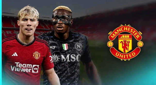 Calciomercato Napoli, scambio Hojlund-Osimhen: clamorosa suggestione da Manchester