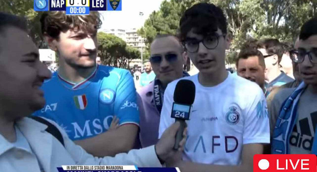 I tifosi napoletani invocano Antonio Conte allo stadio Maradona | VIDEO