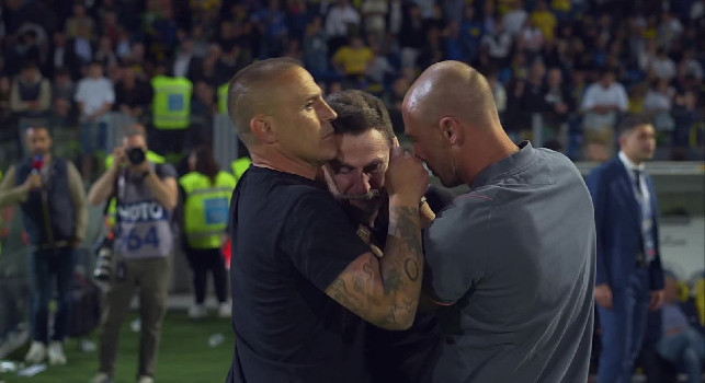 Frosinone retrocesso, il gesto da brividi dei fratelli Cannavaro per Di Francesco | FOTO