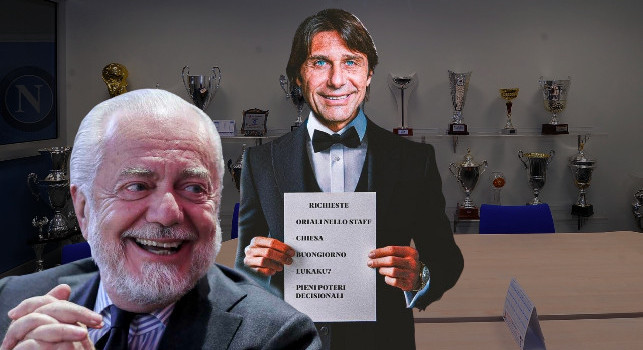 Calciomercato.it - La lista dei desideri che Conte ha presentato a De Laurentiis