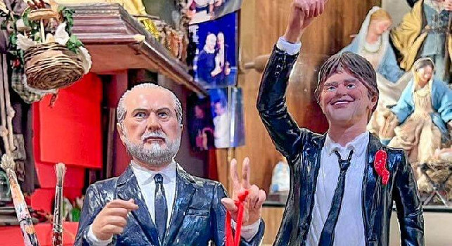 Napoli, a San Gregorio Armeno c'è già Conte sul presepe! | FOTO