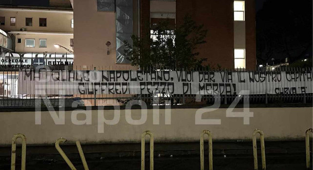 striscione Curva A Giuffredi