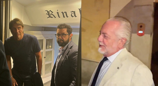 ULTIM'ORA - Terminata la cena a Roma fra Conte e De Laurentiis: le immagini | VIDEO