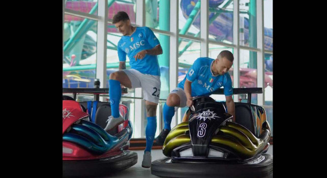 Lobotka e Di Lorenzo protagonisti del nuovo spot della MSC | VIDEO