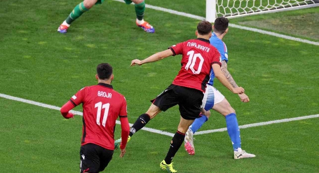 Italia-Albania 0-1 dopo 23 secondi: &egrave; il gol pi&ugrave; veloce nella storia degli Europei
