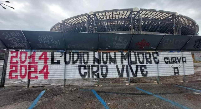 Striscione Ciro Esposito
