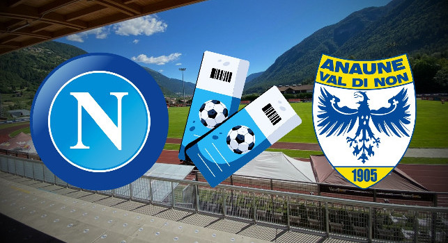 Amichevole Napoli-Anaune, grande entusiasmo a Dimaro: il match è sold-out