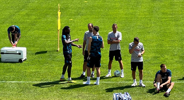 A colloquio con due leader del Napoli: Stellini e le indicazioni ad Anguissa-Rrahmani | FOTO CN24