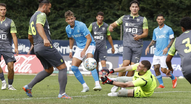 Napoli-Anaune 1-0, arriva il primo gol dell'era Conte: lo ha segnato un nuovo acquisto!