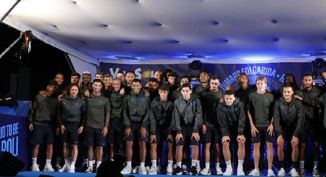 SSC Napoli presentazione squadra 2024 2025
