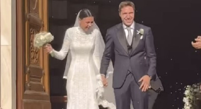 Federico Chiesa e Lucia Bramani si sono sposati a Grosseto