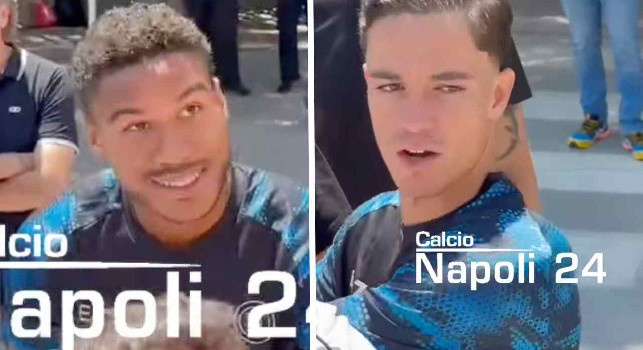 Il Napoli accontenta i tifosi a Castel di Sangro, autografi e selfie per tutti! | VIDEO