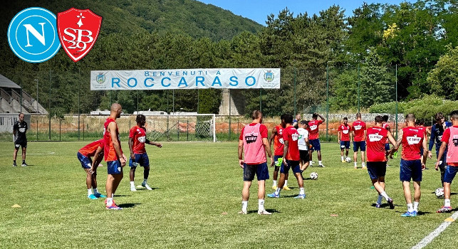 Verso Napoli-Brest, la rifinitura degli ospiti a Roccaraso: c'è già il nuovo bomber! | VIDEO CN24