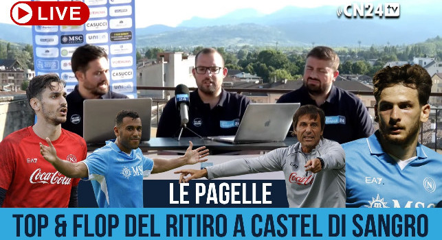 Pagelle Ritiro Napoli 2024: promossi e bocciati di tutta la rosa di Conte! | VIDEO