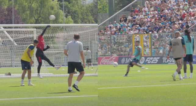 Highlights allenamento Napoli, super gol di Politano e due 'nuovi arrivi' per Conte | VIDEO