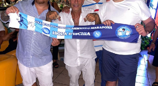 Ciccio Merolla nuovo socio onorario del Club Napoli Isola d'Ischia