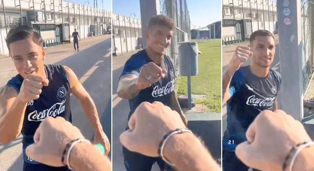 Sorrisi sotto il sole di Castel Volturno: il Napoli prepara la sfida di Verona | VIDEO
