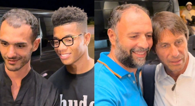 Bagno di folla per Neres e Conte al Parker’s: indizio sul numero di maglia del brasiliano | VIDEO CN24