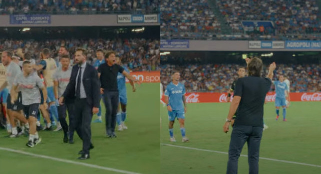 Conte Cam di Napoli-Parma: le reazioni live e l'esultanza in campo! | VIDEO