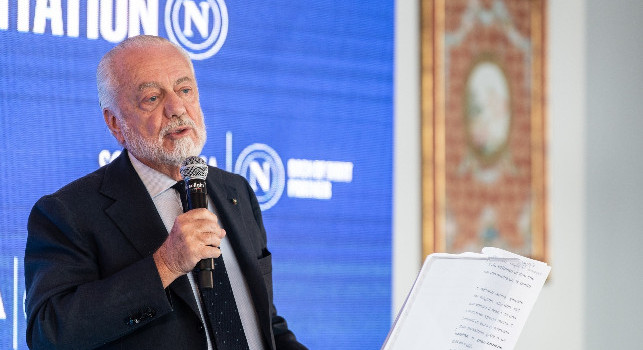 De Laurentiis: Conte è un leader, siamo contentissimi: ecco cosa mi piace di lui