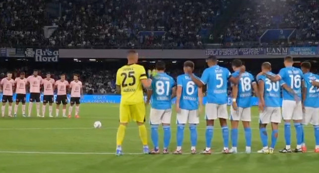 Minuto di silenzio prima di Napoli-Palermo: il motivo