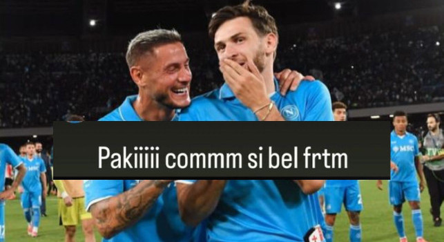 Kvaratskhelia parla napoletano! Saluta Mazzocchi così: Paki, comm si bell fratm | FOTO