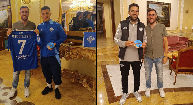 Napoli, arriva il Como e Fabregas-Strefezza ricevono una bellissima sorpresa! | FOTO CN24