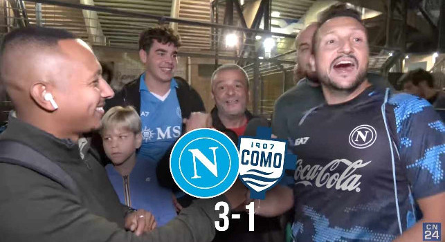 Tifosi Napoli Como 3-1