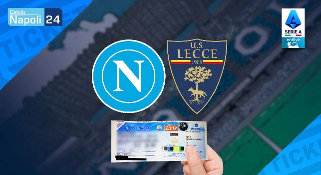 Biglietti Napoli-Lecce, da domani alle 12 in vendita: prezzi e dettagli