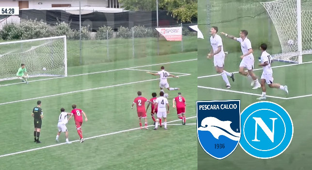 Highlights Pescara-Napoli Primavera 1-3: vittoria per gli azzurrini con gol di Popovic | VIDEO