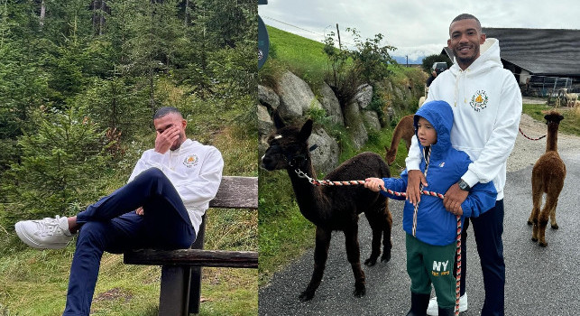 Juan Jesus si gode una giornata di riposo: In montagna con i bimbi ho trovato pura felicità