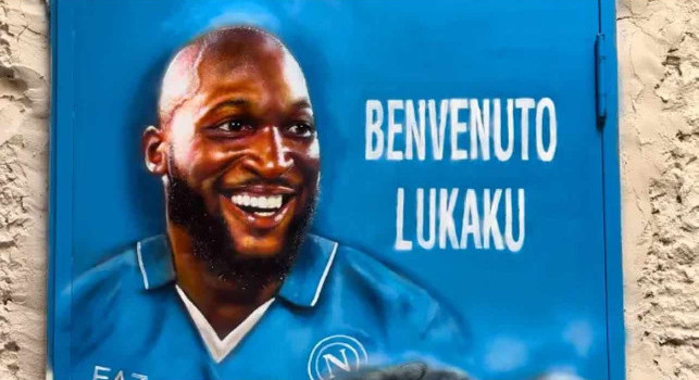 Napoli, spunta il nuovo murale dedicato a Lukaku: ecco dove si trova | VIDEO