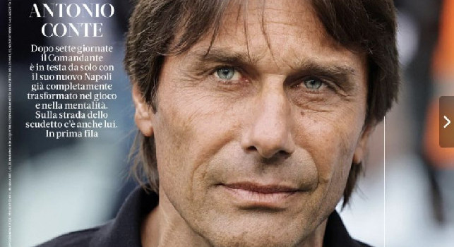 Sono tornato, copertina per Conte su Sportweek: Scudetto, è in prima fila! Napoli trasformto già | FOTO