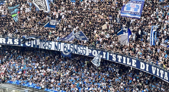 Ultras no business, doppio striscione nelle due curve! Spunta nuovo nome in Curva B | FOTO